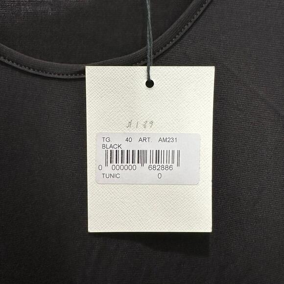 A. Marsi Black Tunic Made in Italy Women’s Size 40 (US M) - Picture 3 of 5